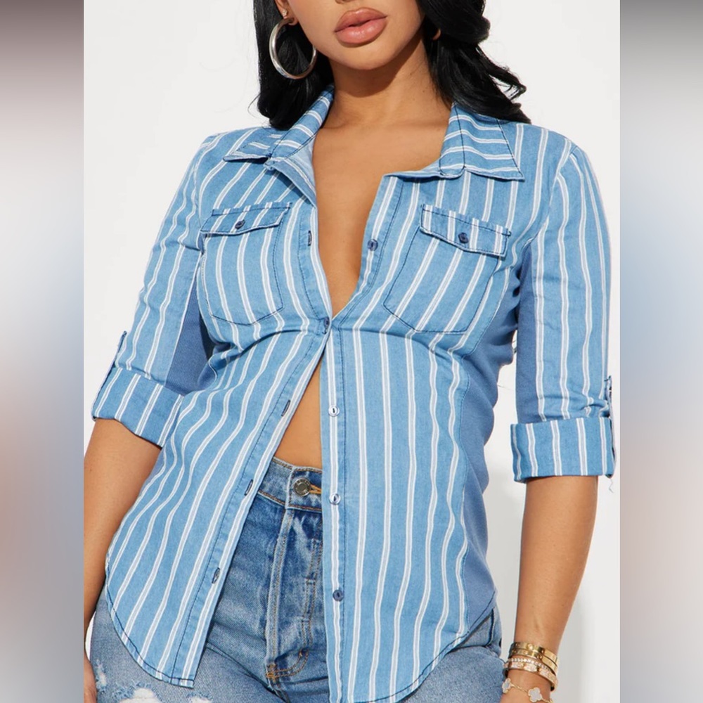 Fashion Nova Button Up Shirt